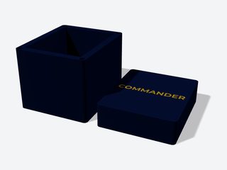 3D preview of the Commander deck box (100 cards)