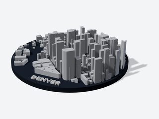 3D preview of the Downtown Denver