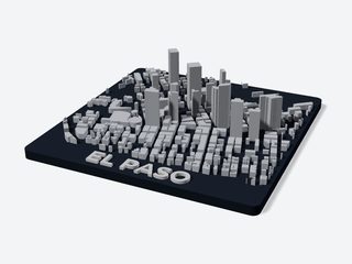 3D preview of the Downtown El Paso