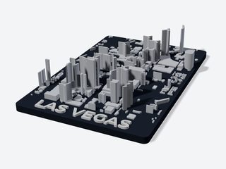 3D preview of the Las Vegas Strip