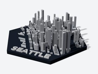 3D preview of the Downtown Seattle