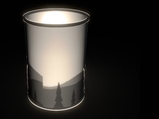 Memorial lantern example