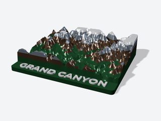 3D preview of the Grand Canyon