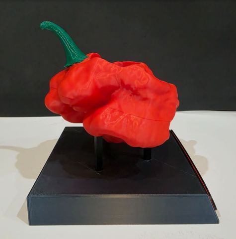 Sculpted Pepper Display Pieces