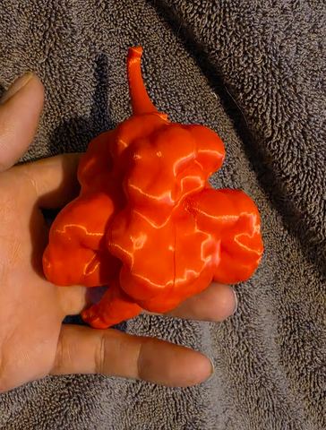 Sculpted Pepper Display Pieces