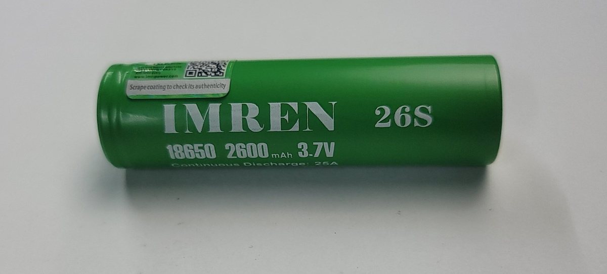 Imren 2600mAh 18650 Li-Ion Battery