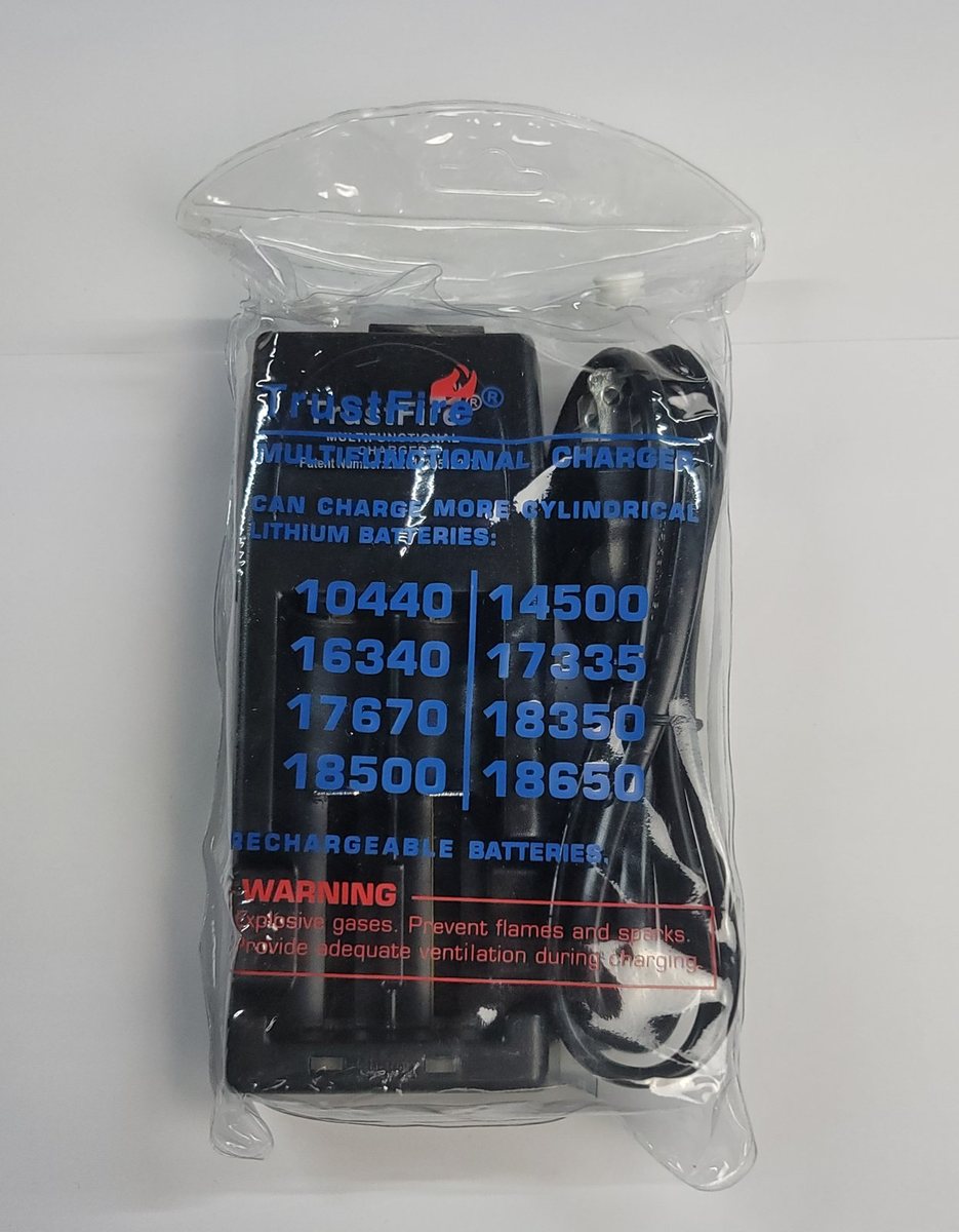 TrustFire TR-006 Li-ion Battery Charger For 4.2 V-3.0V 18650 26650 14500 AA etc