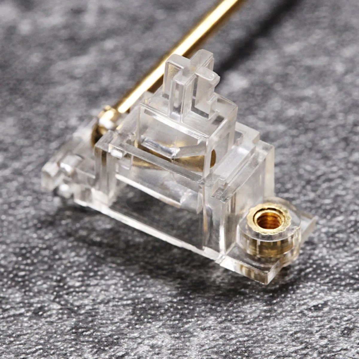 Everglide stabilizers for GH60, XD64, XD87 & more. Gold-plated, clear design.