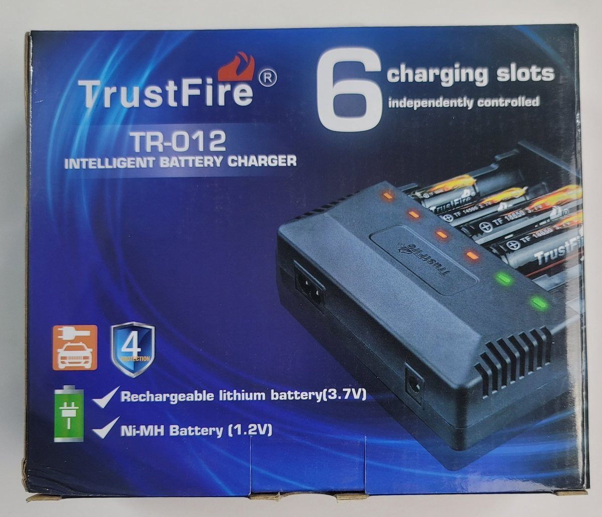 Trustfire TR-012 6 Slot Battery Charger