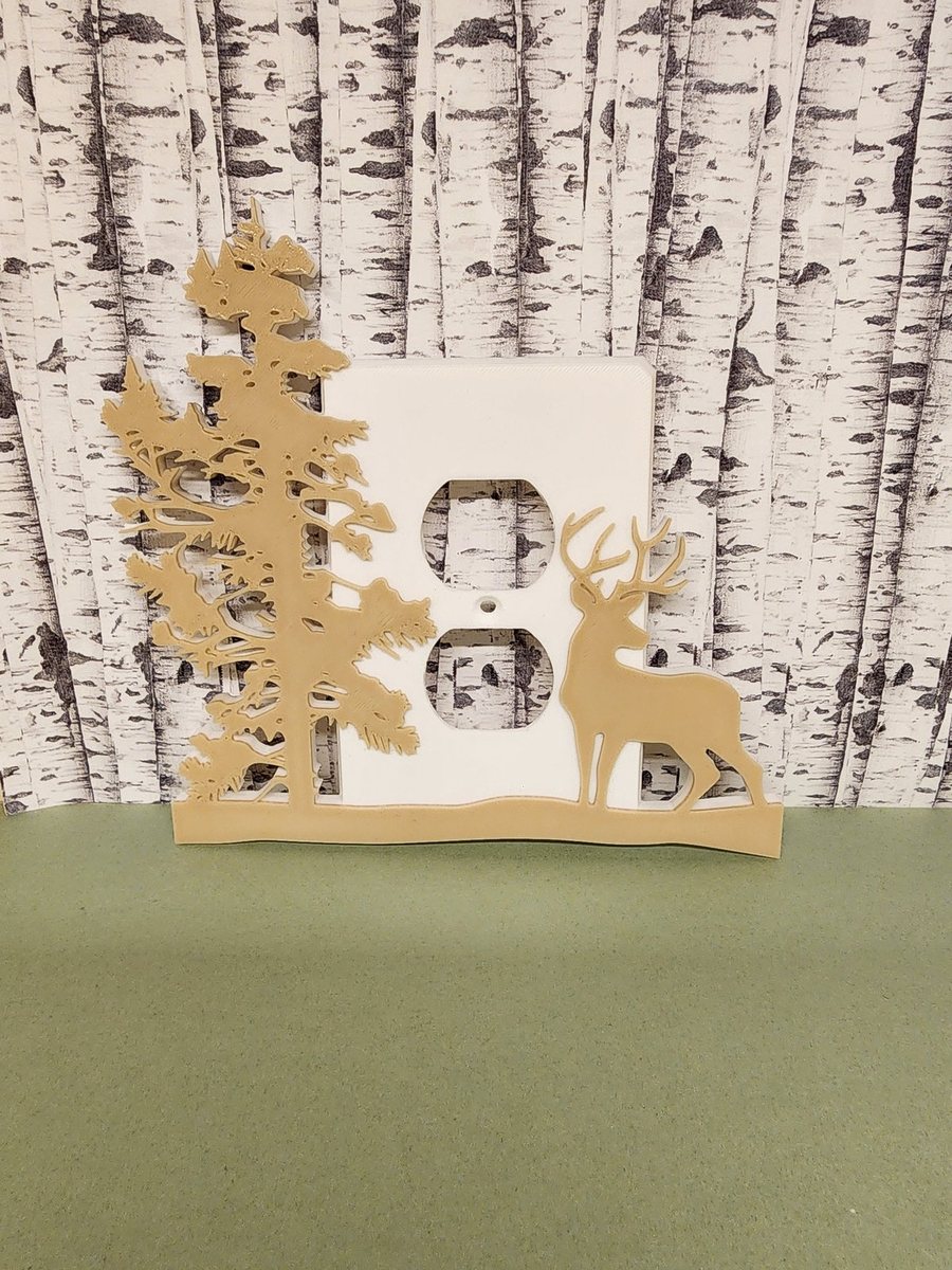 Deer Outlet Cover