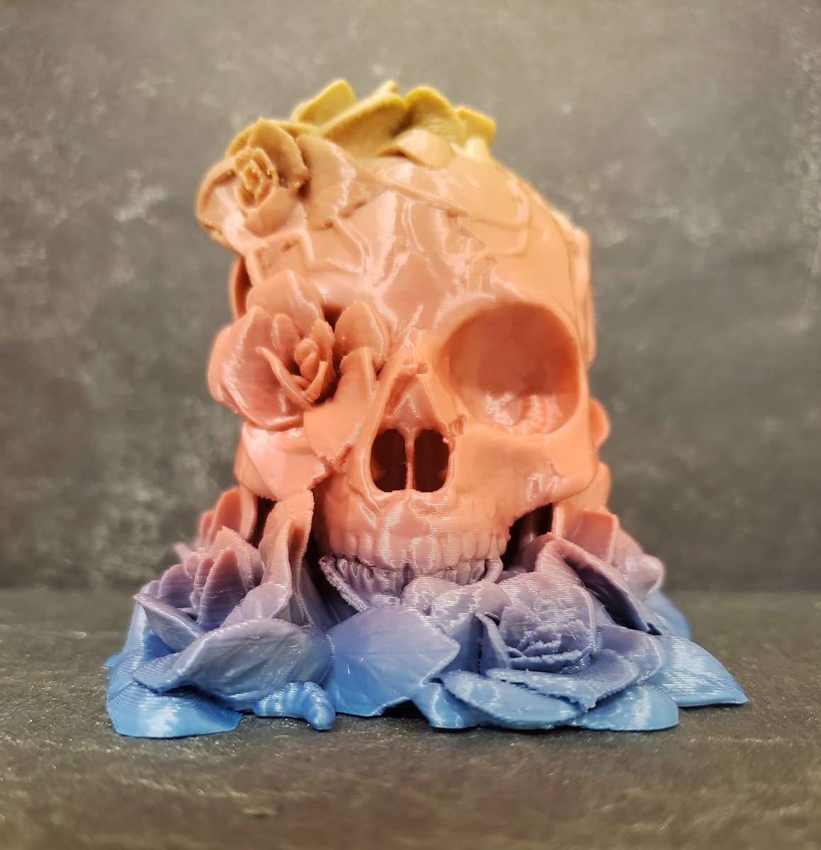 Death and Beauty Skull