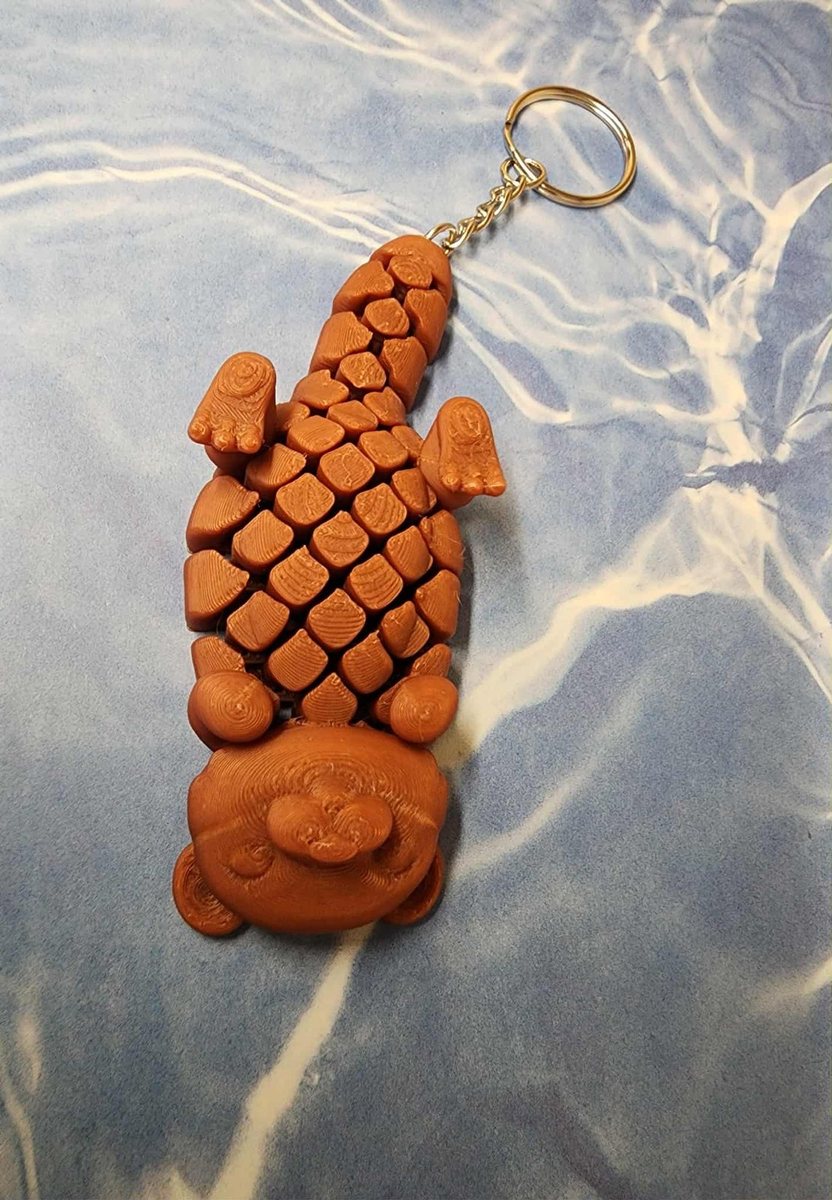 Dottie, the Otter Keychain