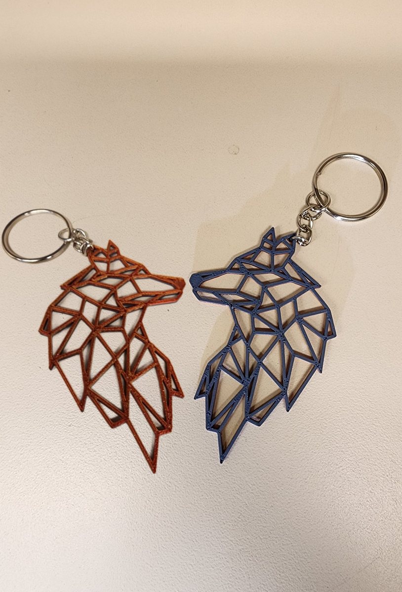 Wolf Keychain