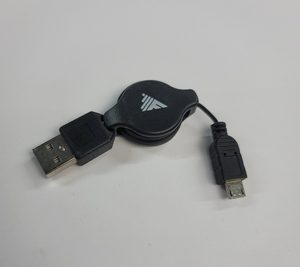 Retractable 6FT USB 2.0 A Male to Micro B Male 5-pin Data Charging Cable