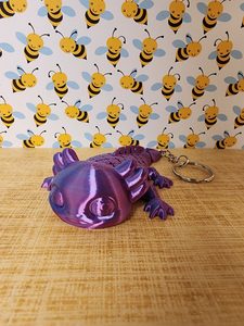 Ashley, the Axolotl Keychain