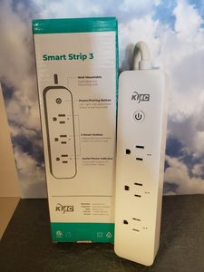 KMC 3-Outlet Smart Plug Power Strip Surge Protector for Smart Home
