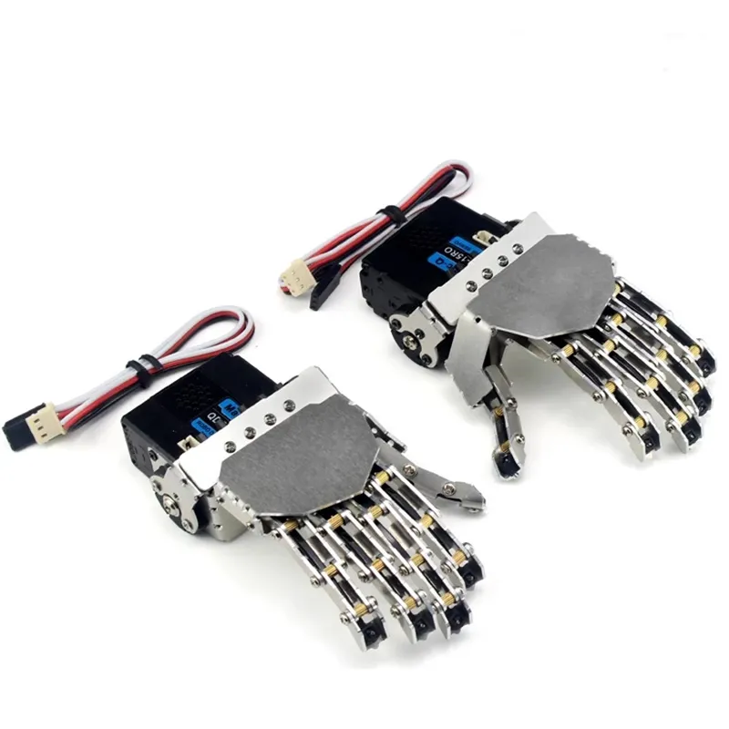 Mini Bionic Hand Robot: Humanoid Arm, Five Fingers, Gripper.