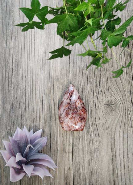 Fire Quartz Tear Drop