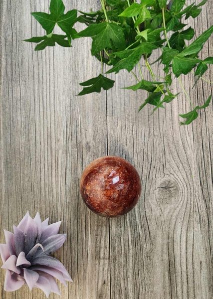 Fire Quartz Sphere