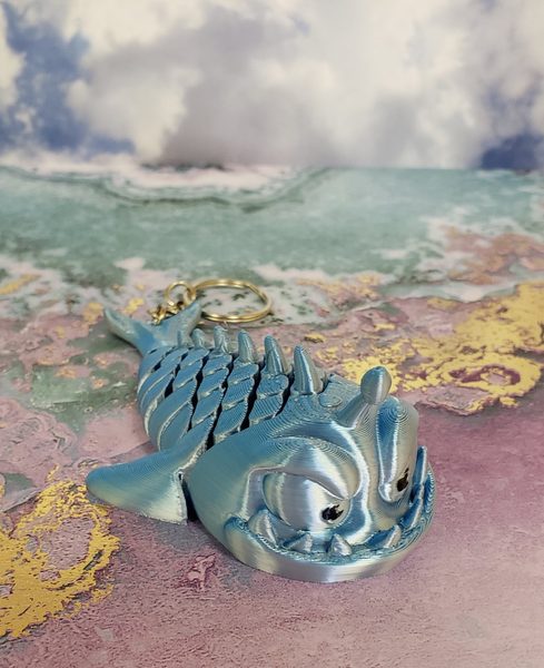 Mitch the Anglerfish Keychain