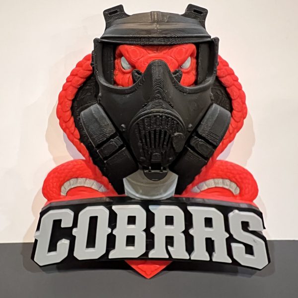 Cobras Logo with Gas Mask