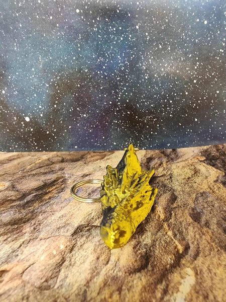 Boulder Dragon Keychain