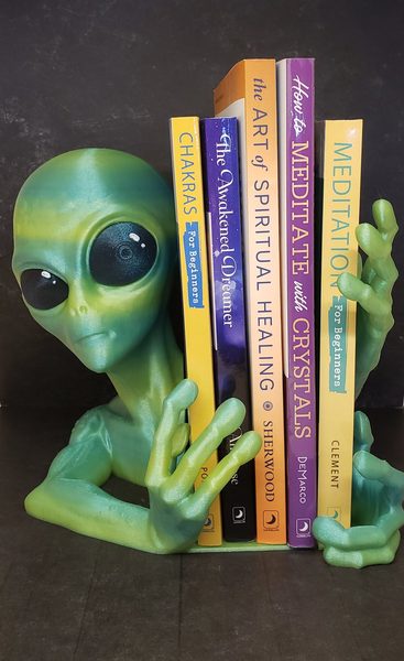Shelf Invader Bookends