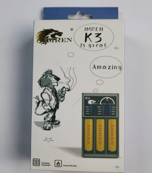Imren K3 3 Slot Multi-Battery Charger
