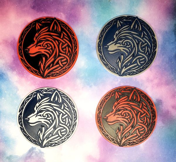 Wolf Coasters (Set of 4)