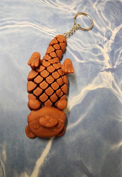 Dottie, the Otter Keychain