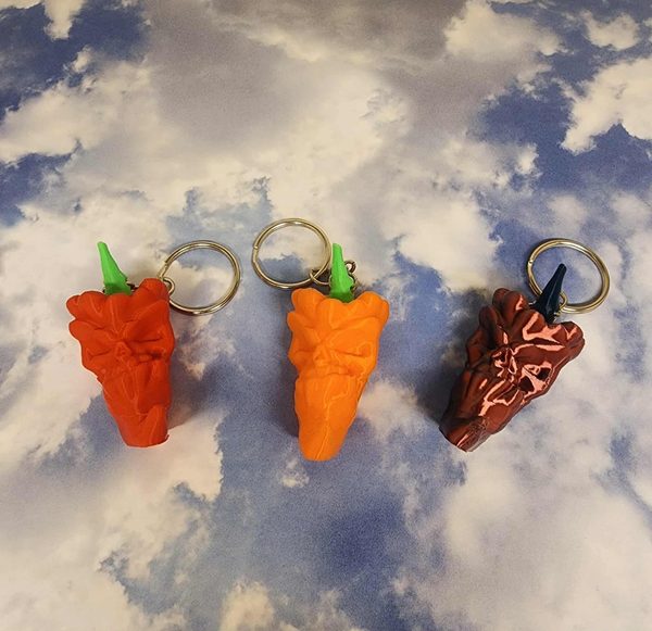 Carolina Grim Reaper Keychain